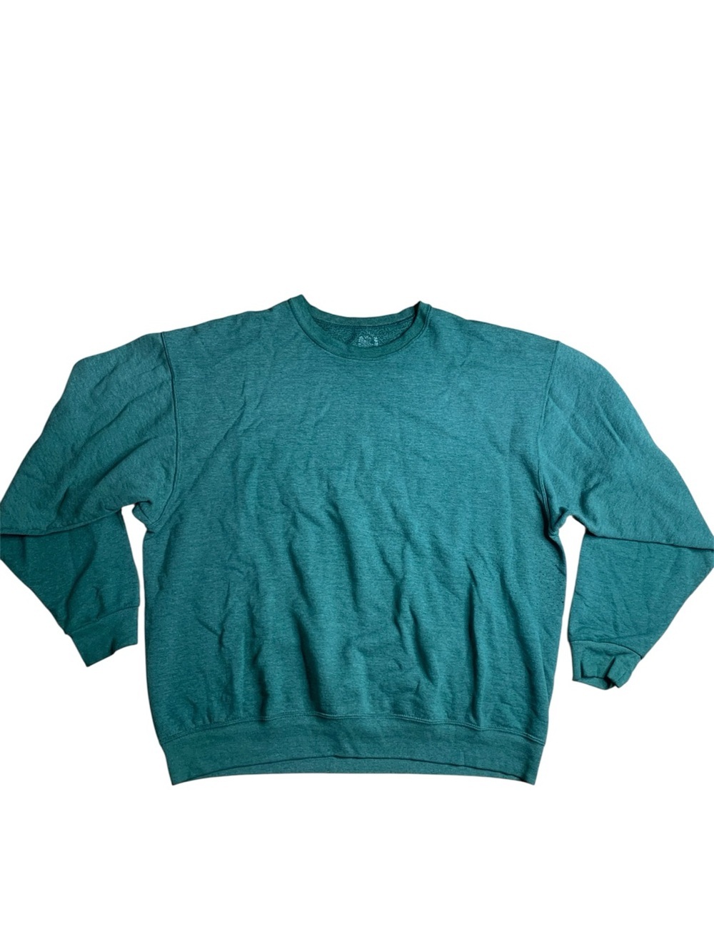 Vintage 90s Fruit of the Loom Forest Green Crewneck Sweatshirt – Size XL
